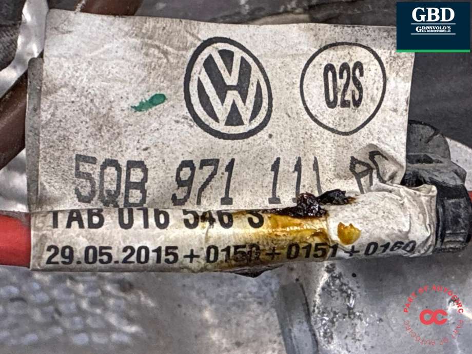Tannstang elektrisk til VW Touran 2015-2021 (Type II)  (5QB 423 062 H|5QB 423 062 D|5QB 423 062 DX)