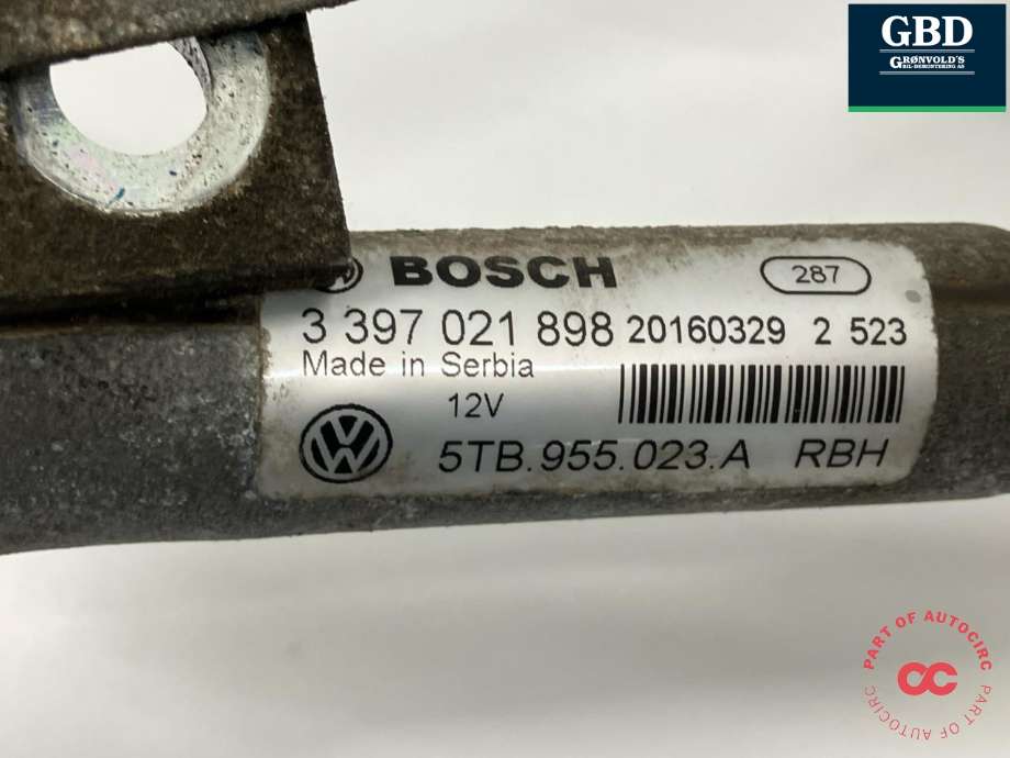 Viskeroverføring til VW Touran 2015-2021 (Type II) (5TB 955 023 F|5TB 955 023 A|)