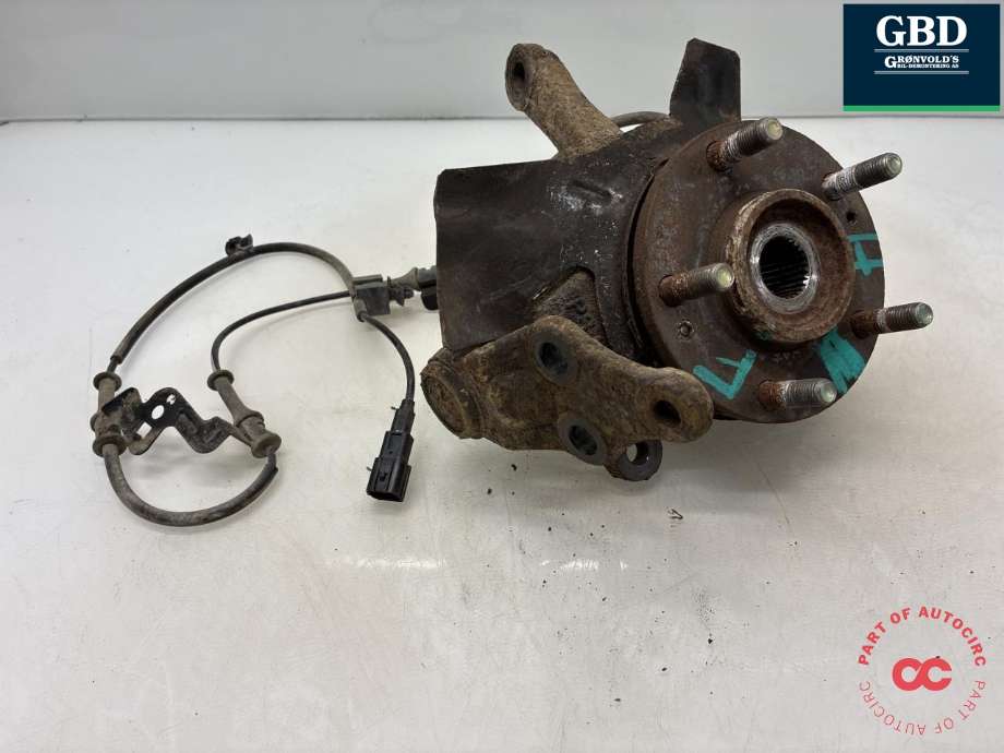 Hjulspindel høyre foran til Kia Soul, 2014-2019 (Type II)  (51716B2050)