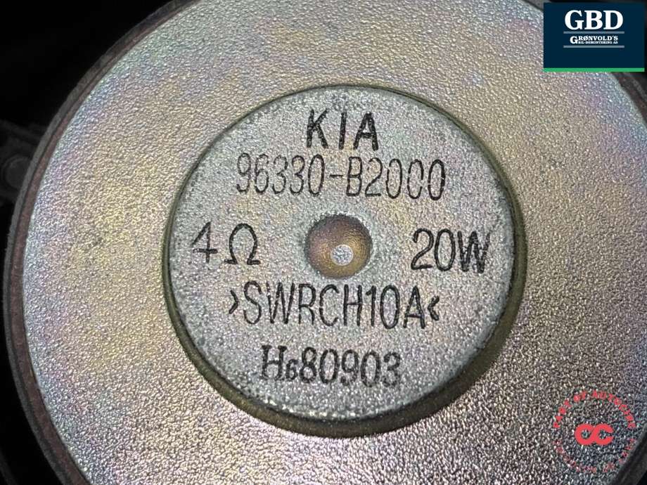 Ruteheis, kun motor, venstre foran til Kia Soul 2014-2019 (Type II)  (82450B 2010|)