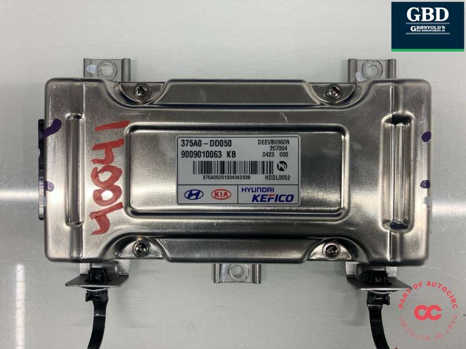 Styreenhet batteri elbil (BMS - Battery Management System) til Hyundai Kona 2017-2021 (Type I, Fase 1)  (375A0-DD050|9009010063 KB)