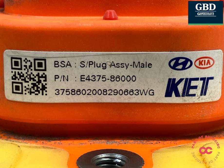 Sikringsboks til Hyundai Kona 2017-2021 (Type I, Fase 1) (37518-K4000|E4375-86000|)