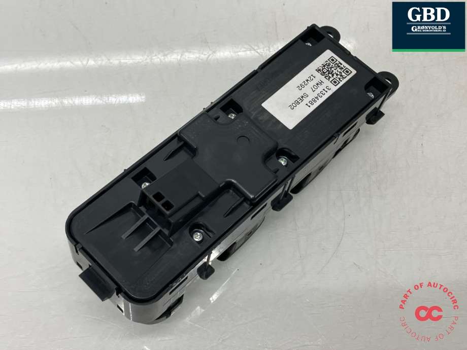 Bryter ruteheis førerdørspanel til Volvo V70 2007-2013 (Type III, Fase 1)  (31334881|)