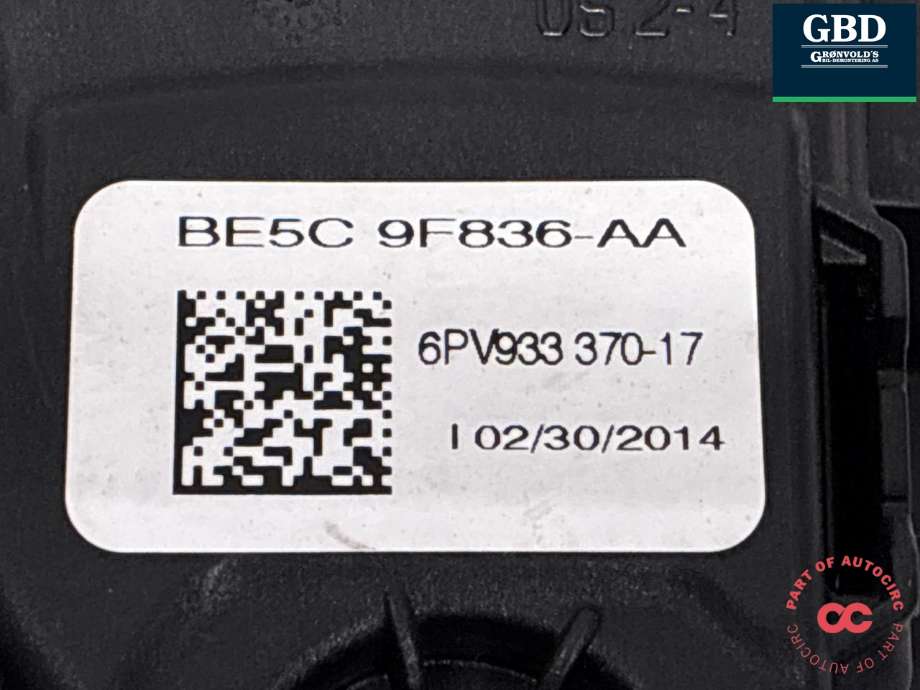 Pedal gass til Tesla Model S 2013-2016 (Fase 1) (1005307-00-A|BE5C 9F836-AA|)