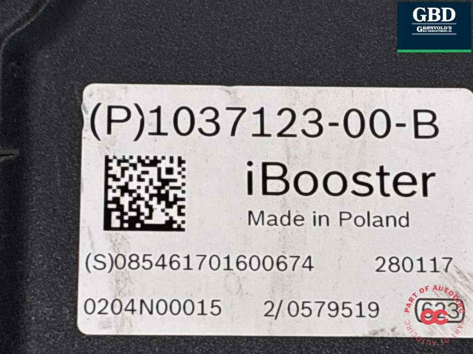Bremsekraft-forsterker til Tesla Model S 2016-2021 (Fase 2)  (1037123-00-B|)
