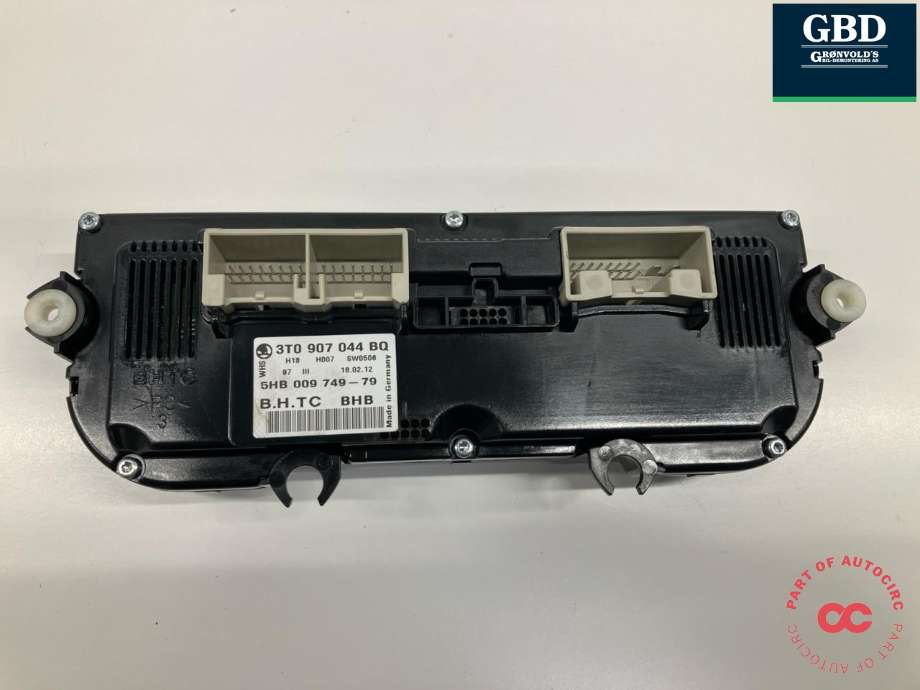 Varmeapparat betjening til Škoda Yeti 2009-2013 (Fase 1)  (3T0 907 044 BQ|3T0 907 044 DC WHS|3T0 907 044 BQ WHS)