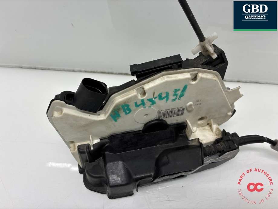 Låsekasse høyre bak til VW Tiguan 2011-2016 (Type I, Fase 2)  (5N0 839 016 R|5N0 839 016 G|)