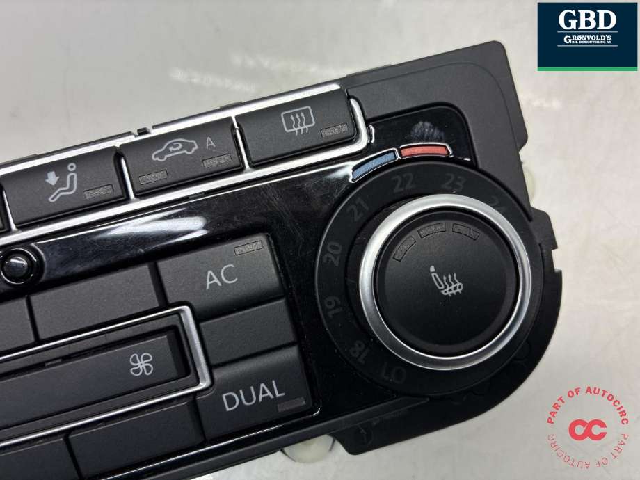 Varmeapparat betjening til VW Tiguan 2011-2016 (Type I, Fase 2)  (5K0 907 044 HB|5K0 907 044 HB ZJU|5K0907044ES)