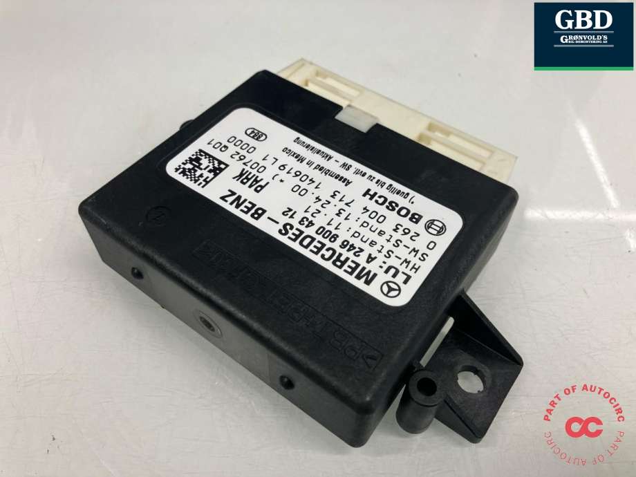 Styreenhet parkering til Mercedes GLK 2008-2015 (X204) (X204) (BOSCH|A 246 900 43 12|0 263 004 713|)