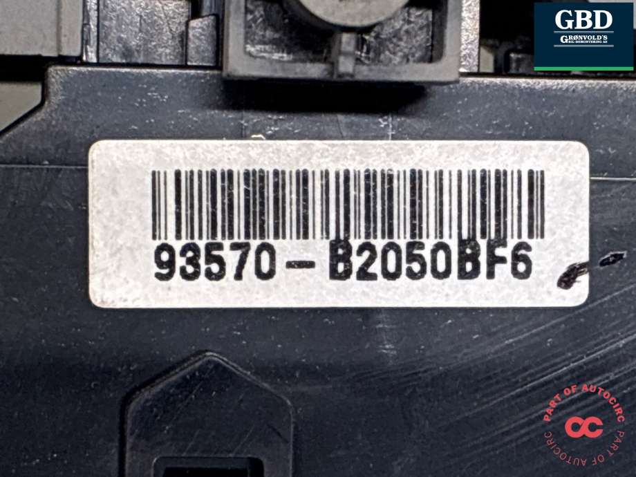 Bryter ruteheis førerdørspanel til Kia Soul 2014-2019 (Type II) (93570B 2050BF6|)