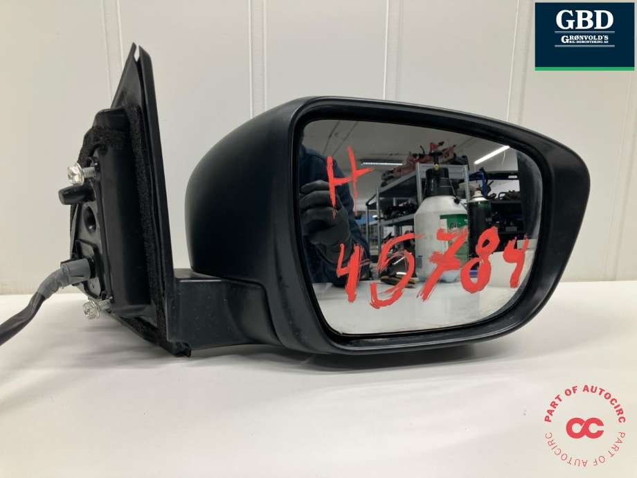 Speil høyre til Nissan Qashqai 2014-2021 (Type II)  (96301HV59A|963014EH8E|)