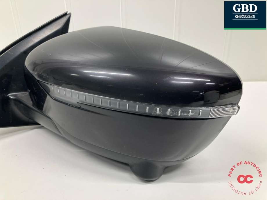 Speil venstre til Nissan Qashqai 2014-2021 (Type II) (96302HV59A|963024EH8E|)