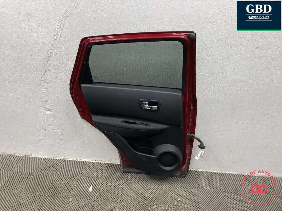 Dør venstre bak til Nissan Qashqai 2010-2014 (Type I, Fase 2)  (H2101JD0MC|H2101JD0M0|)