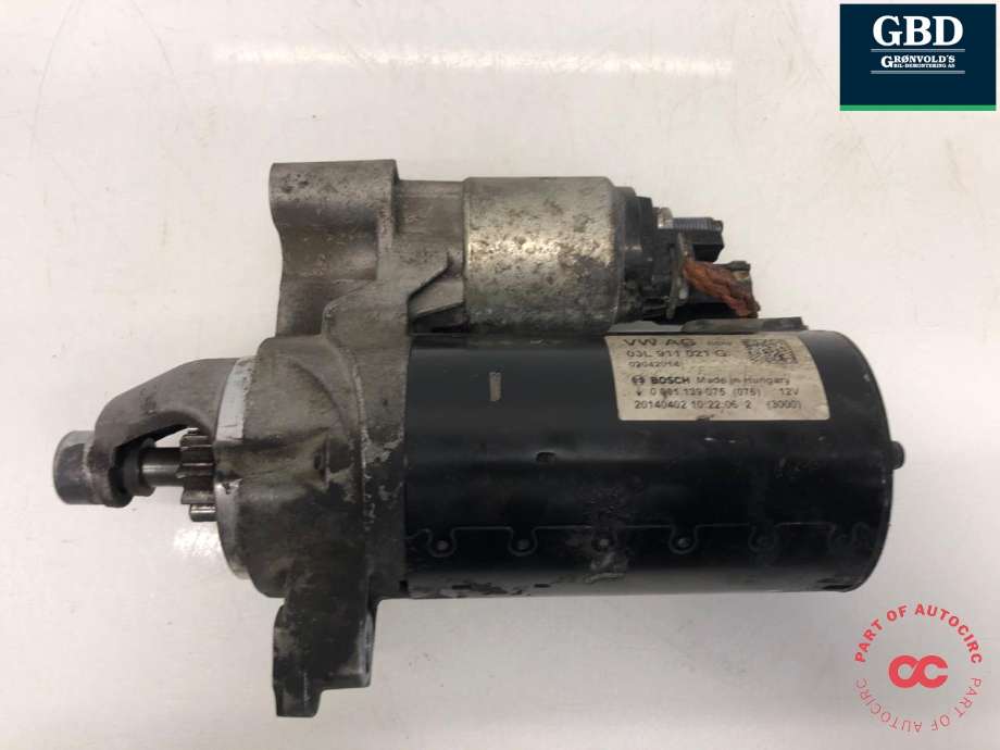 Starter diesel til Audi Q5 2012-2017 (Type I, Fase 2)  (03L 911 021 G|03L 911 021 GX|)