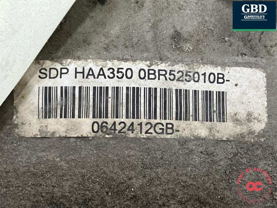 Kardang klokke bak til Škoda Octavia 2009-2013 (Type II, Fase 2) (0BR 525 010 G|0BR 525 010 B|)