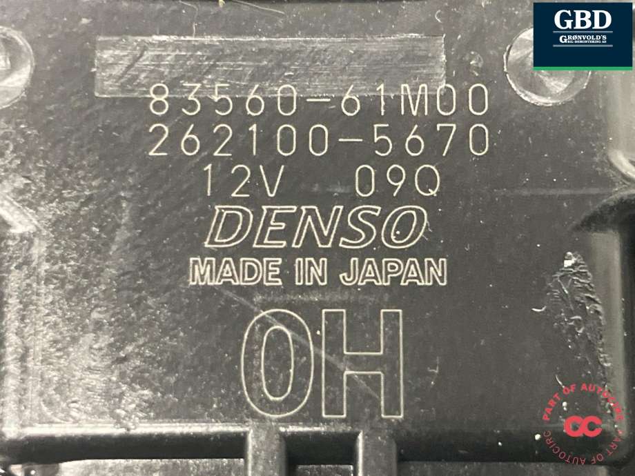 Ruteheis venstre bak til Suzuki SX4 S-CROSS 2013-->> (Type II) (DENSO|83502-61M00|83560-61M00|262100-5670)