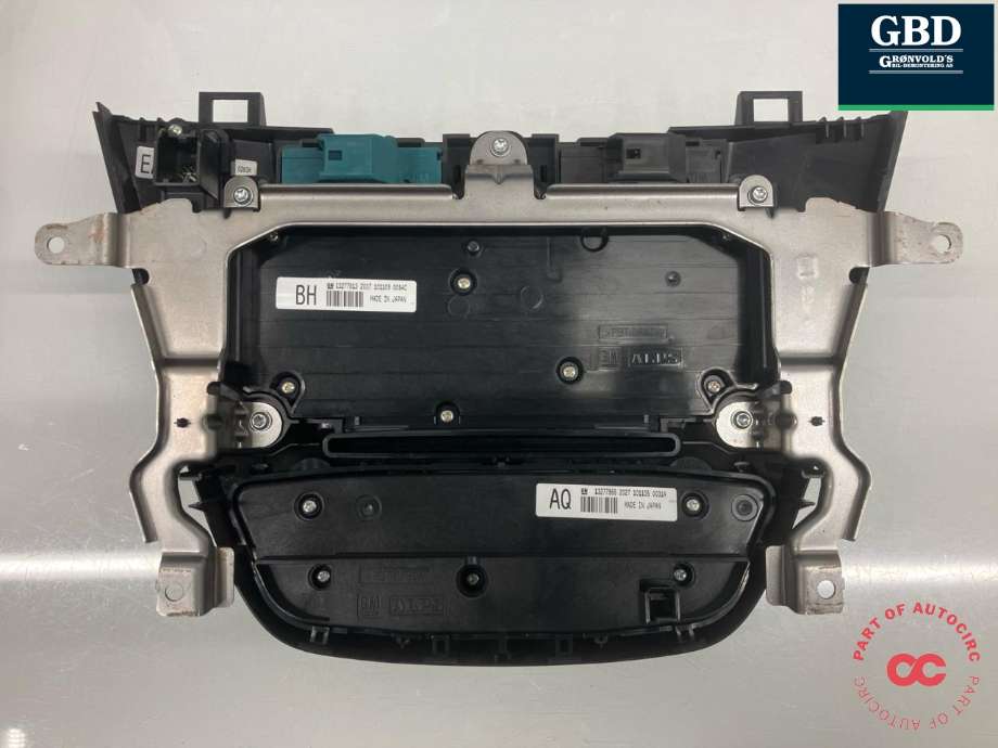 Bilstereo navigasjon betjeningspanel til Opel Insignia A 2009-2014 (13277913|13277866|)