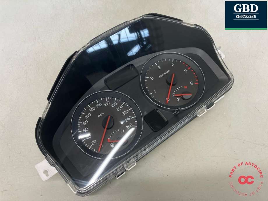Instrumentpanel til Volvo C30 2010-2012 (Fase 2)  (36002714|31296228)
