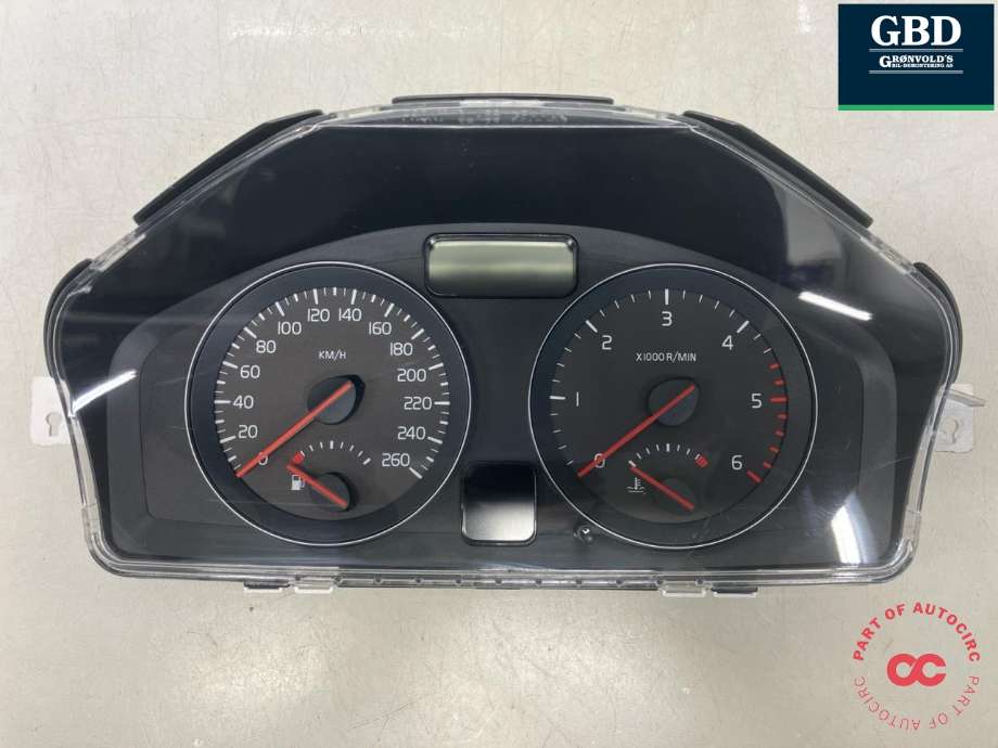 Instrumentpanel til Volvo C30 2010-2012 (Fase 2)  (36002714|31296228)