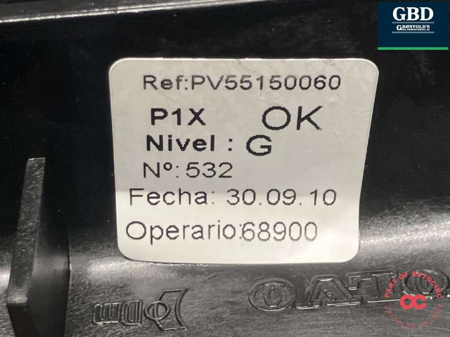 Ratt til Volvo C30 2010-2012 (Fase 2)  (31351045|PV55150060|)