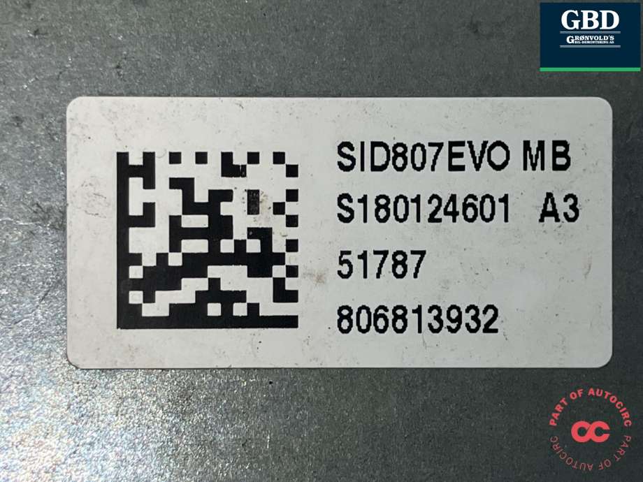 Styreenhet motor til Volvo C30 2010-2012 (Fase 2)  (36001648|31336000|SID807EVO)