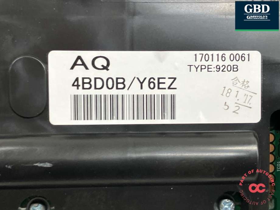 Instrumentpanel til Nissan X-Trail 2014-2022 (T32) (T32) (248104BD0B|4BD0B/Y6EZ|)