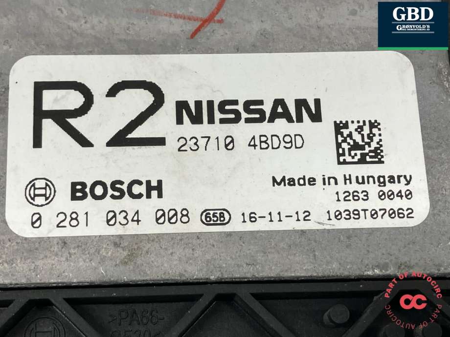 Styreenhet motor til Nissan X-Trail 2014-2022 (T32) (T32) (237104BD9D|)