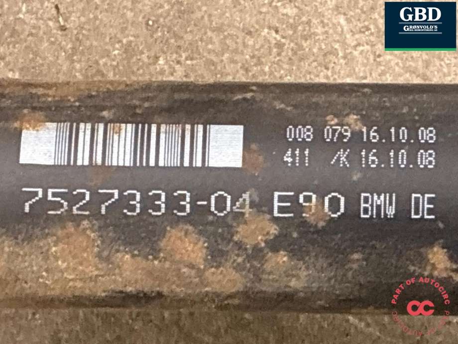 Mellomaksel til BMW 3-Serie 2005-2011 (E90/E91/E92/E93) (E90/E91/E92/E93) (26 10 7 527 333|7527333-04 E90|)