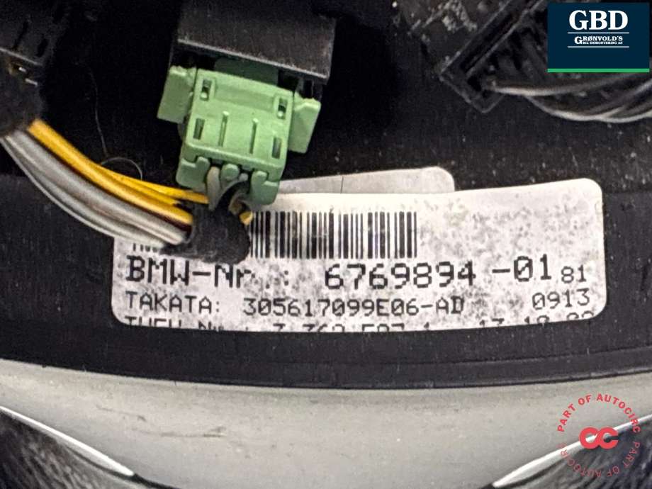 Ratt til BMW 3-Serie 2005-2011 (E90/E91/E92/E93) (E90/E91/E92/E93) (32 30 7 844 226|305617099E06-AD|6769894-01)