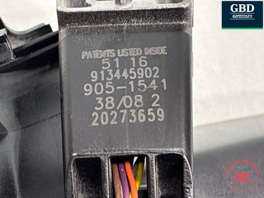 Speil innvendig til BMW 3-Serie 2005-2011 (E90/E91/E92/E93) (E90/E91/E92/E93) (51 16 9 134 459|)