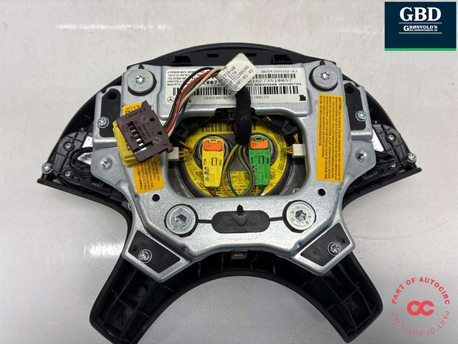 Airbag rattpute til Mercedes C-Klasse 2007-2011 (Fase 1) (W204) (W204) (A 000 860 56 02 26  9116|A 000 860 56 02  9116|305543899162-AJ)