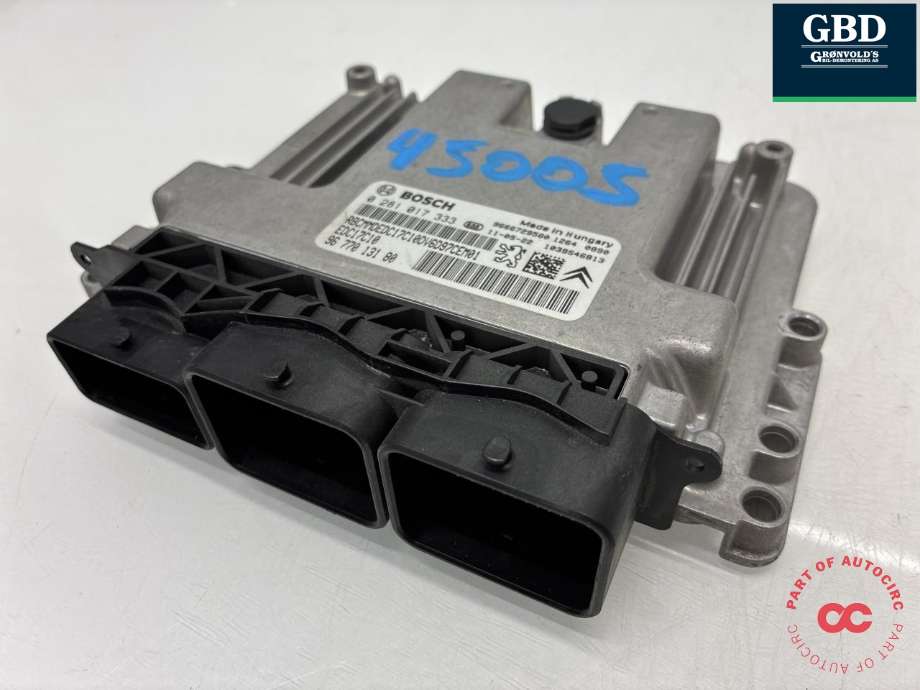 Styreenhet motor til Peugeot 308 2011-2013 (Type I, Fase 2) (16 063 826 80|0281017333|)