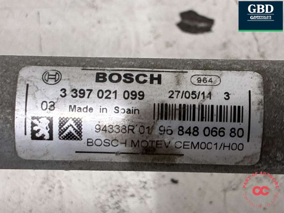 Viskeroverføring til Peugeot 308 2011-2013 (Type I, Fase 2)  (6405 HY|3397021099|)