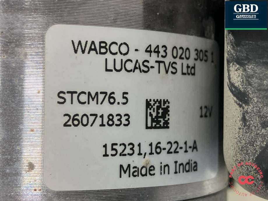 Kompressor nivå/luft til Audi e-tron 2018-->>  (WABCO|4KE 616 005 G|443 020 305 1|26071833)