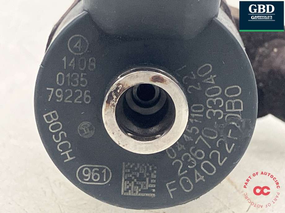 Dyse innsprøyting diesel til Toyota Auris 2007-2010 (Type I, Fase 1)  (BOSCH|2367039105|23670-33040|)