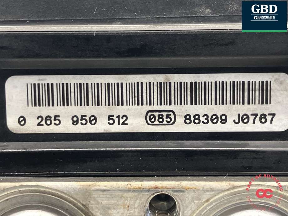 ABS sentral til Toyota Auris 2007-2010 (Type I, Fase 1) (4405002160|44540-02060|0 265 235 065)