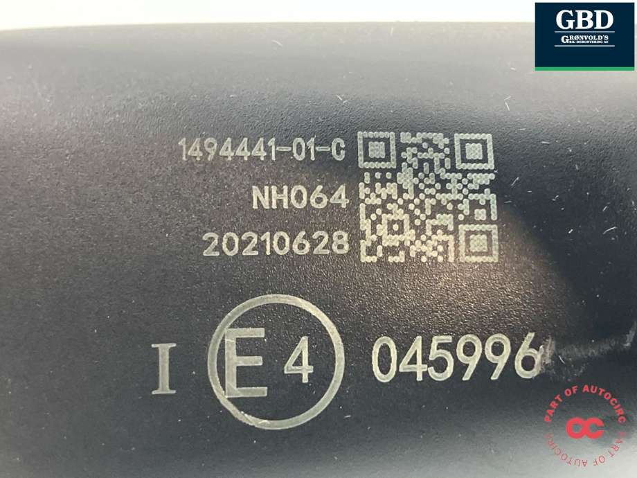 Speil innvendig til Tesla Model Y 2021-2024 (Type I) (1494441-01-C|1494441-01-A|1494441-01-B)