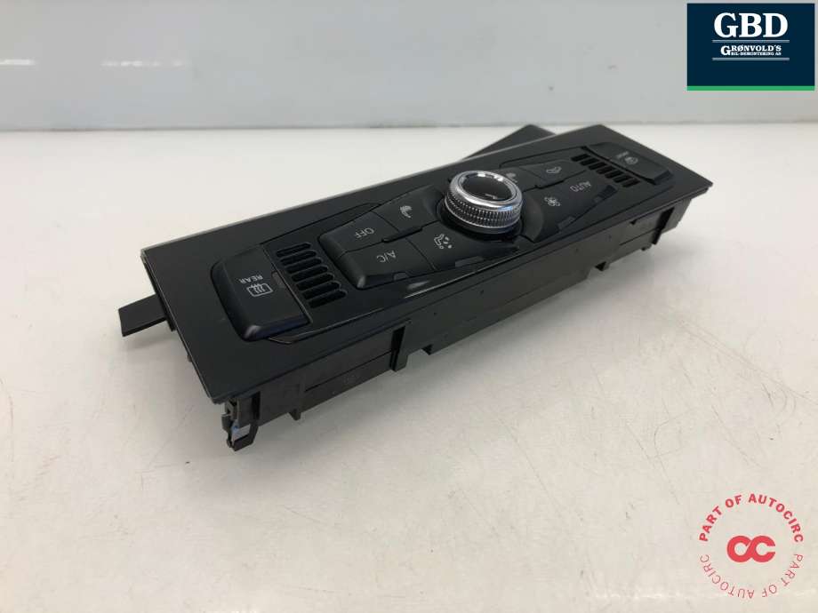 Varmeapparat betjening til Audi Q5 2012-2017 (Type I, Fase 2)  (8K1 820 043 AT|8K1 820 043 AT XZF|)