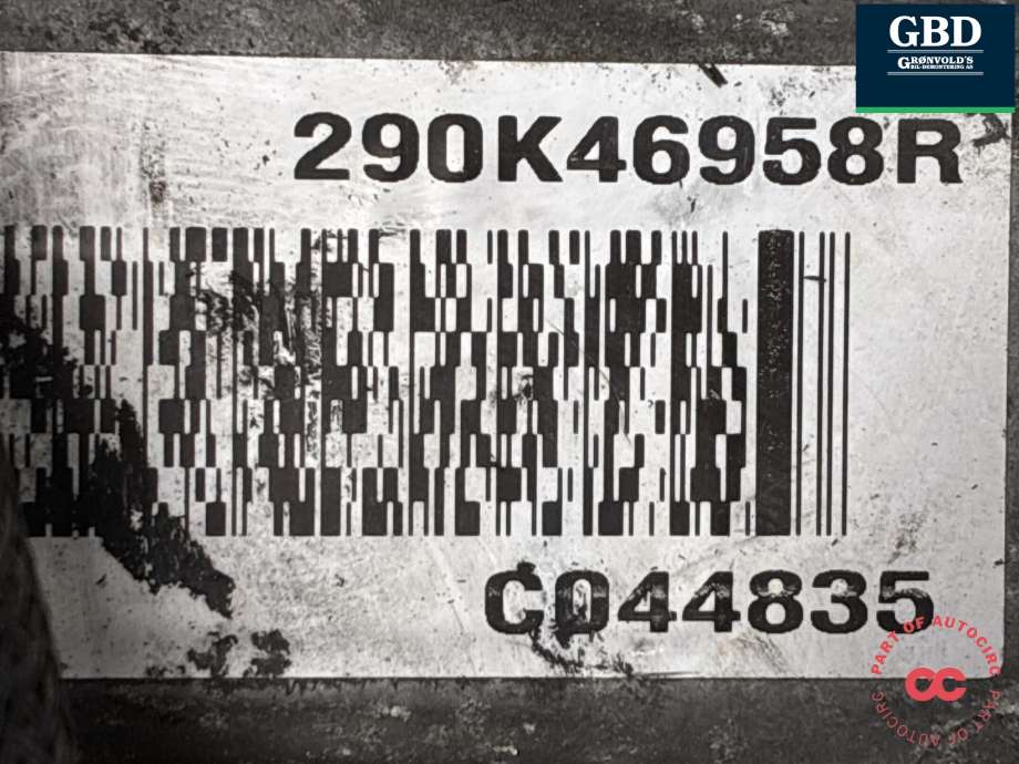 Girkasse elbil til Renault Zoe 2013-2019 (Fase 1)  (290K43769R|290K46958R|)