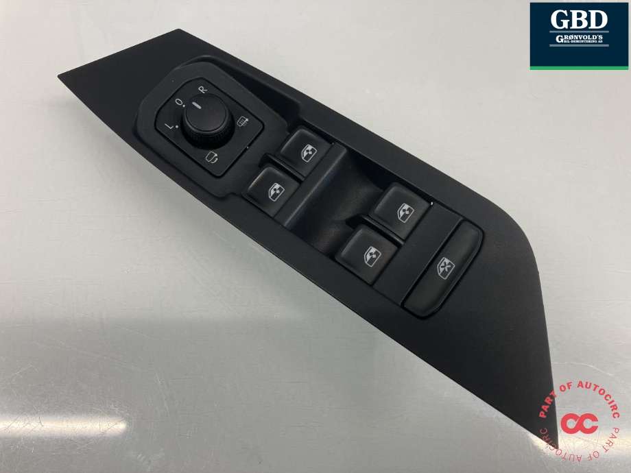Bryter ruteheis førerdørspanel til Škoda Kodiaq, 2017-->>  (5G0 959 857 D)