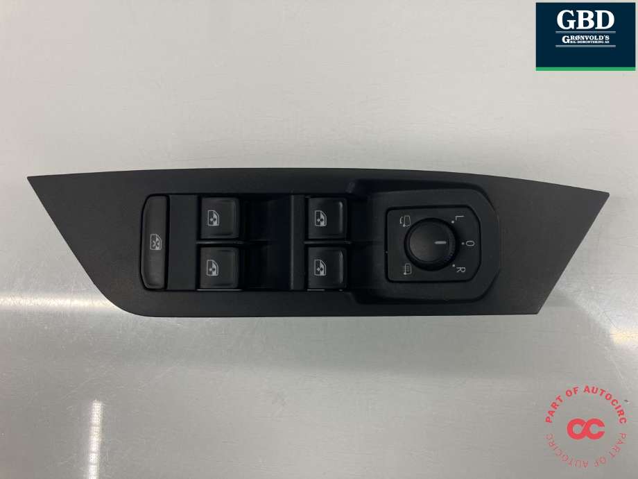 Bryter ruteheis førerdørspanel til Škoda Kodiaq 2017-->> (5G0 959 857 D|5G0 959 857 D WHS|)