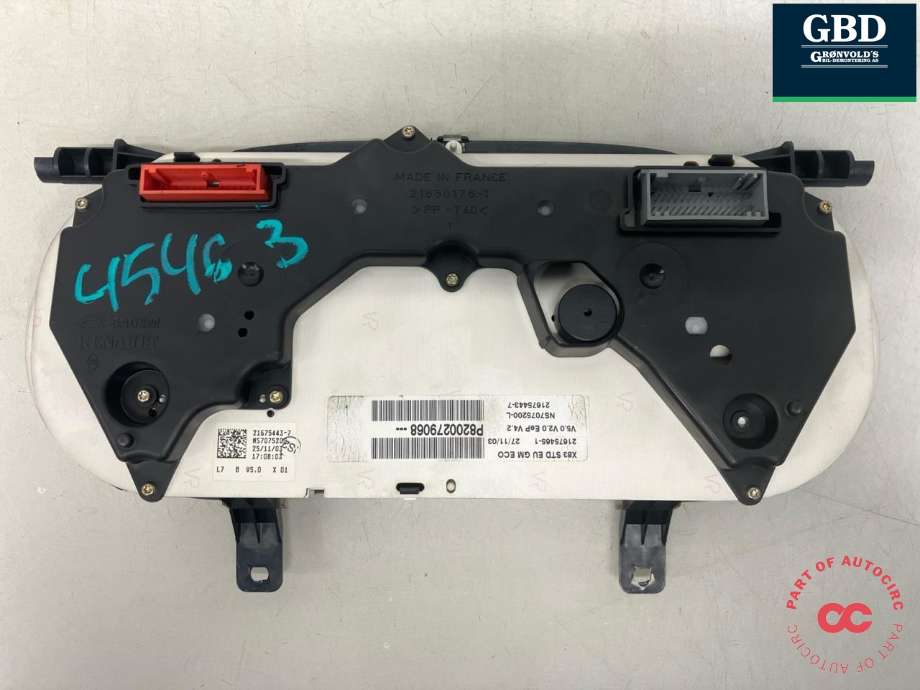 Instrumentpanel til Opel Vivaro A 2001-2006  (93852115|93851191|P8200279068)