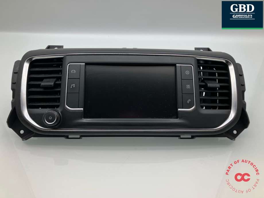 Bilstereo navigasjon skjerm til Peugeot Expert 2016-->> (Type III) (98 250 316 80|98 130 412 80|9813041280-01)