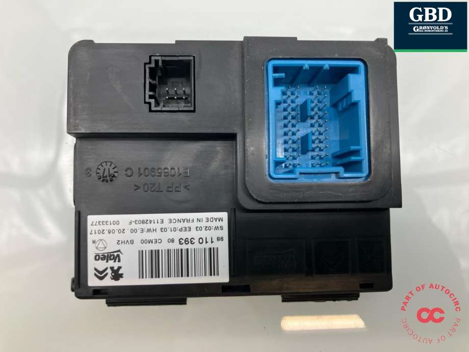 Styreenhet klima/aircondition til Peugeot Expert 2016-->> (Type III) (16 900 440 80|16 168 546 80|9811039380)