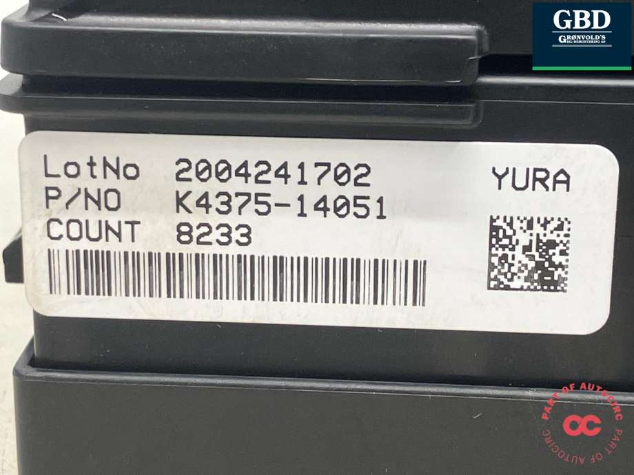 Styreenhet batteri elbil (BMS - Battery Management System) til Kia Niro 2016-2021 (37583K 4000|K4375-14051|37583-K4000)