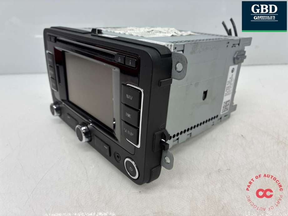 Bilstereo navigasjon skjerm til Škoda Superb 2008-2015 (Type II)  (3T0 035 197 D|3T0 035 197 D  WHS|)