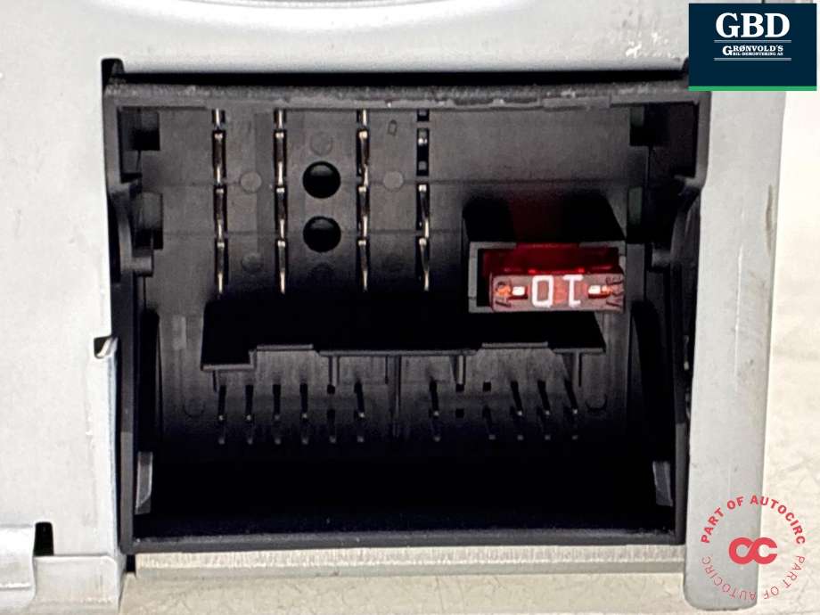 Bilstereo navigasjon skjerm til Škoda Superb 2008-2015 (Type II)  (3T0 035 197 D|3T0 035 197 D  WHS|)