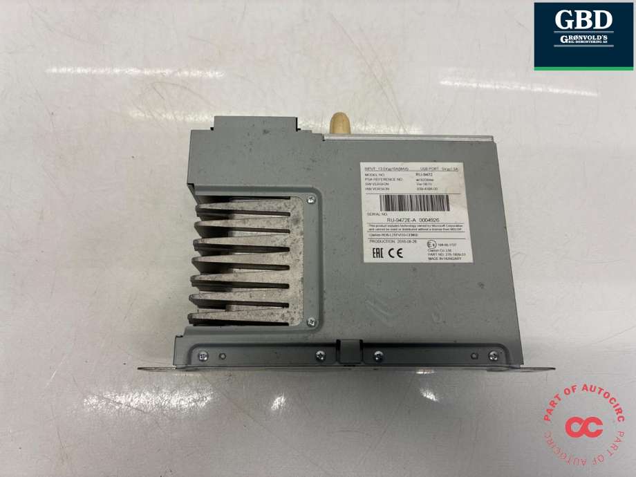 Bilstereo til Toyota Proace, 2016-->> (Type II) (98 162 094 80)