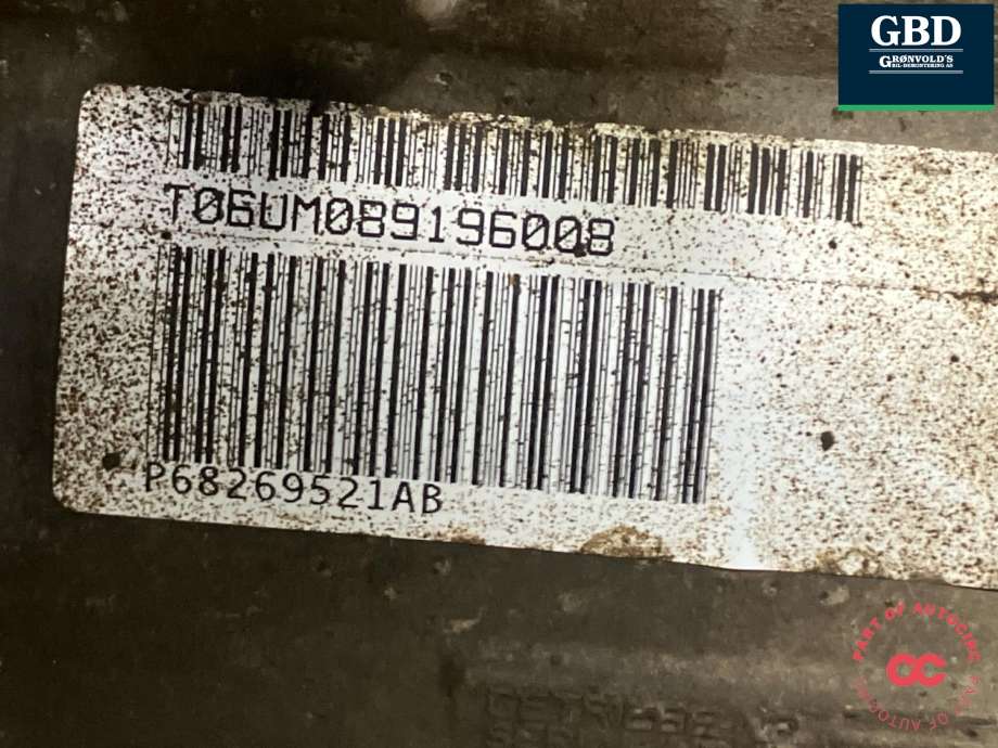 Girkasse automat til Dodge RAM 2019-->> (Type V) (8HP75|68269521AC|)