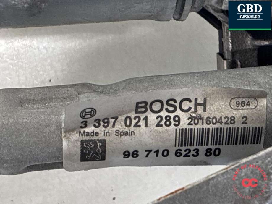 Viskermotor foran høyre til Peugeot 5008 2010-2017 (Type I) (6405 PX|6405 PY|1 397 220 577)